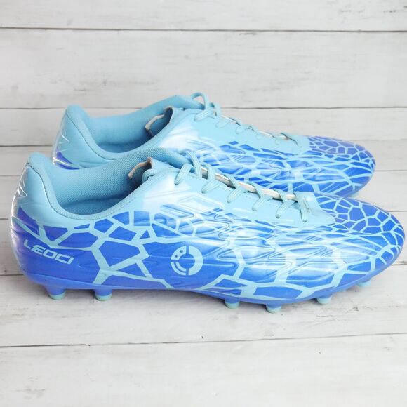 Leoci Cleats Mens Size 11 Lightweight Football Blue Shoes Outdoor Rugby Soccer main image 6